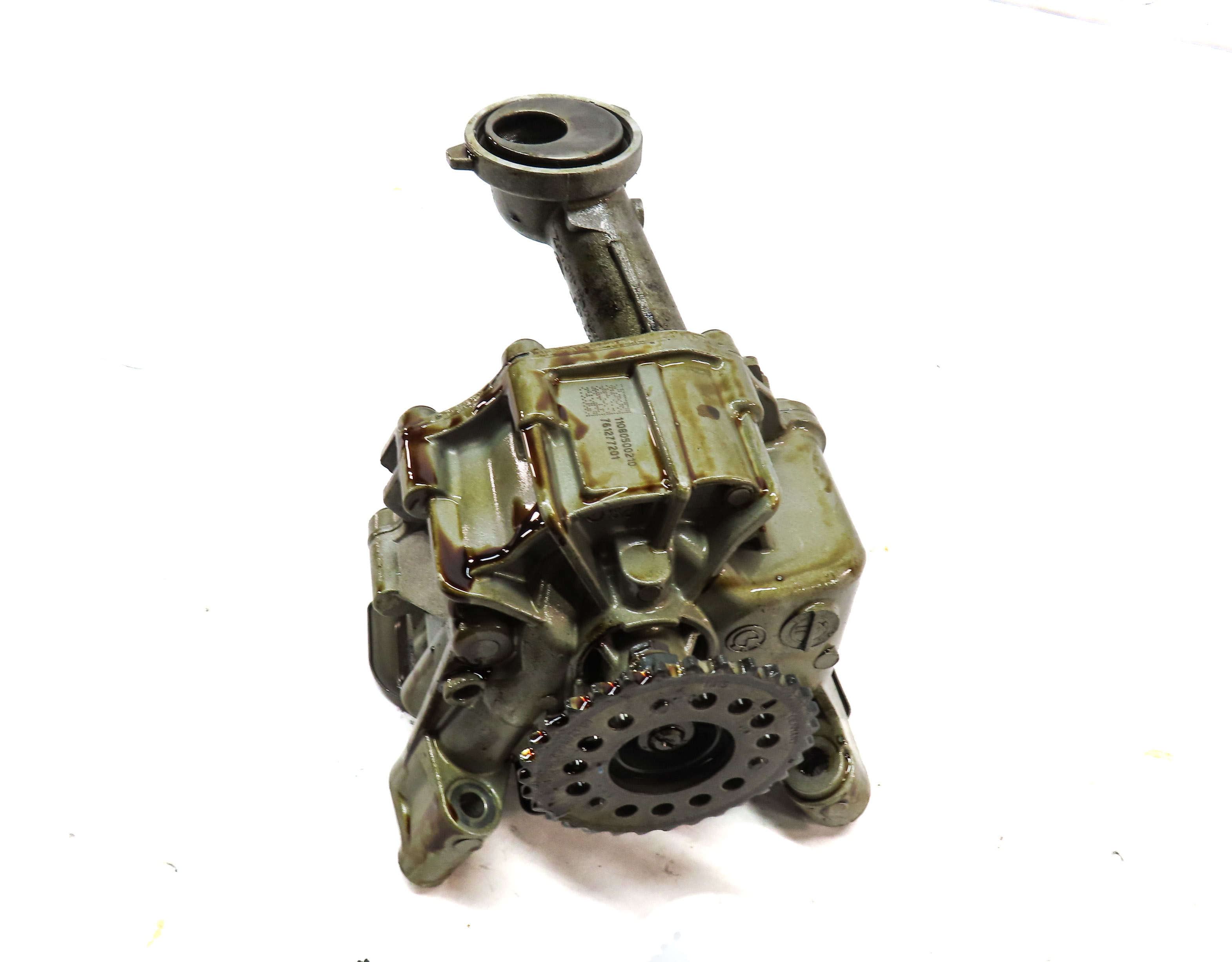 12 BMW X6 M X6M ///M (E71) 4.4L (S63) ENGINE MOTOR OIL FLUID PUMP w/PICK UP TUBE — exact item pictured